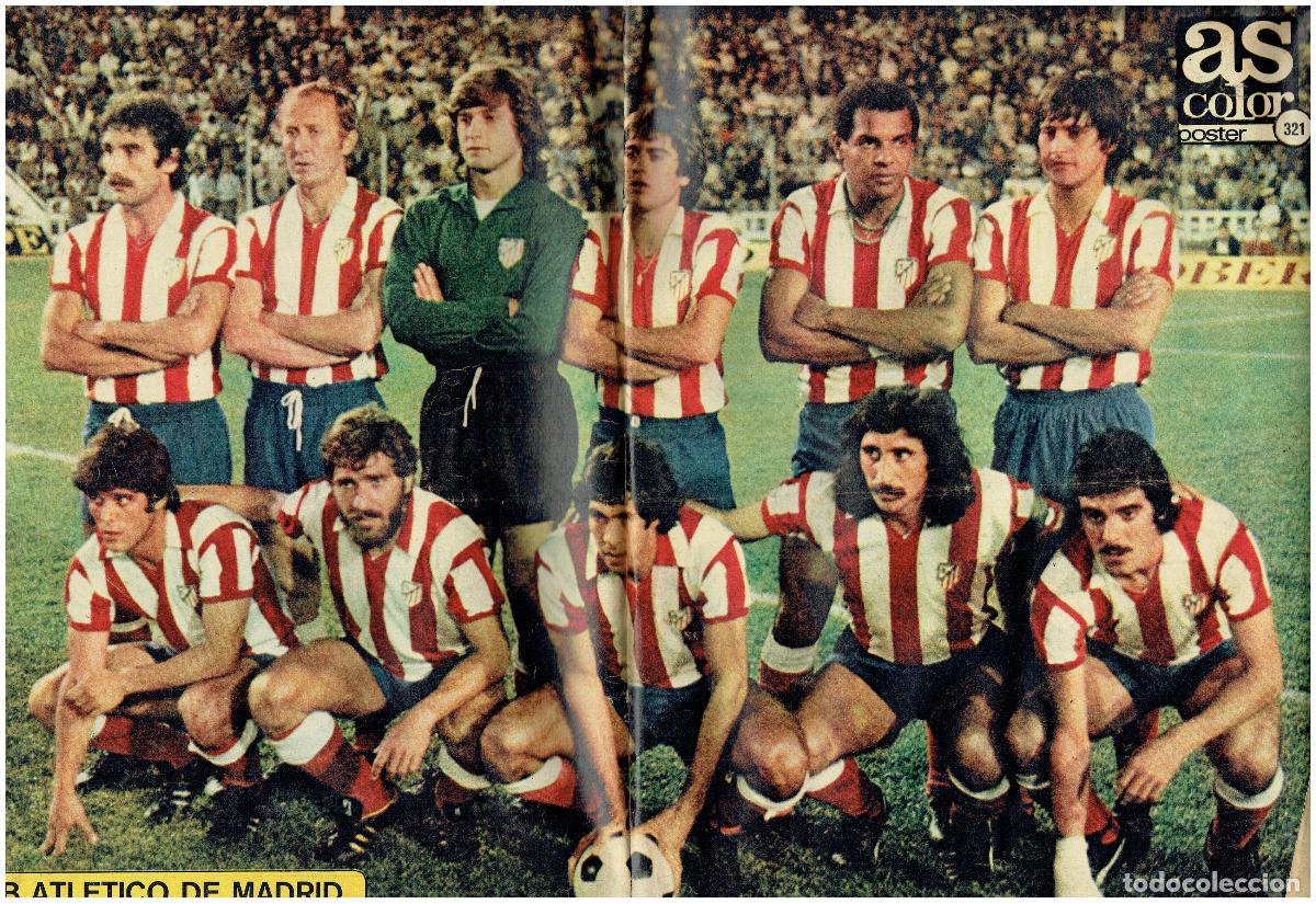 Coleccionismo deportivo: POSTER. CLUB ATLETICO DE MADRID. CAMPE&Oacute;N DE LIGA Y TROFEO CARRANZA. AS COLOR. (B/34.2 RUM)