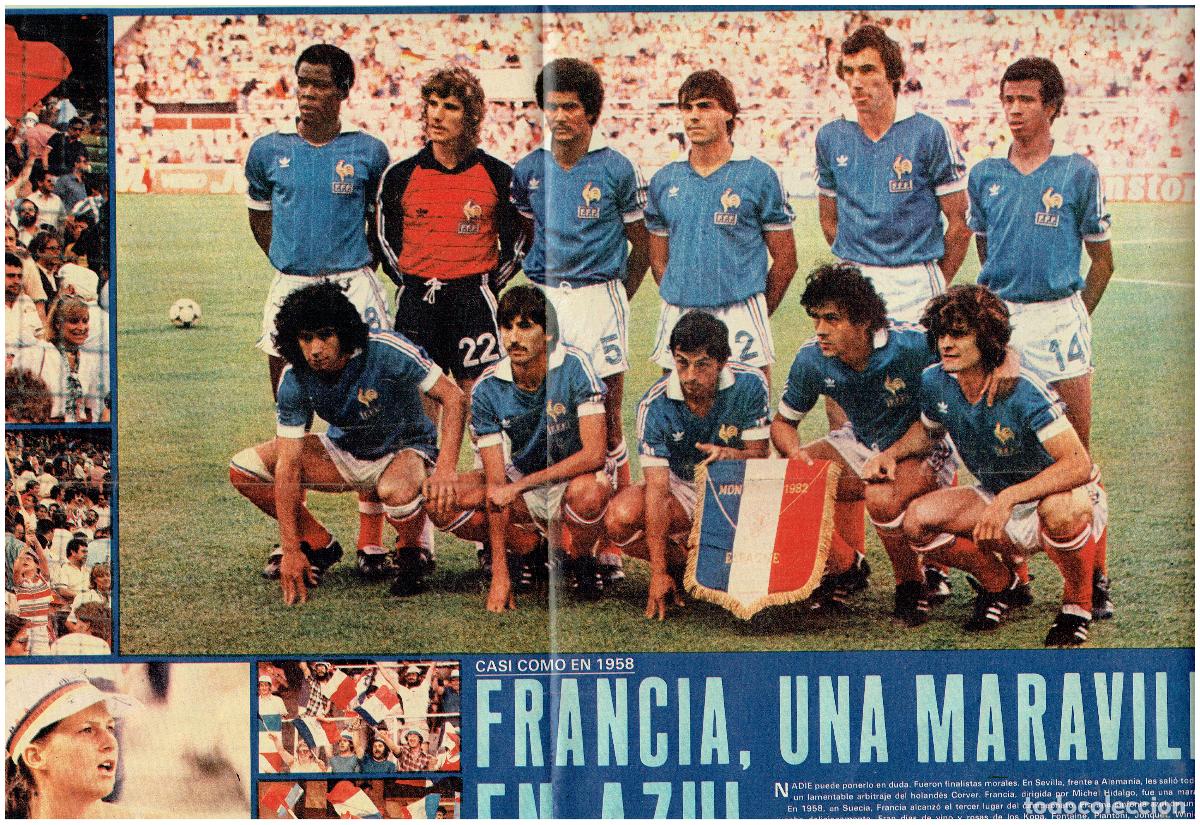 Coleccionismo deportivo: POSTER. FRANCIA, UNA MARAVILLA EN AZUL. DIARIO AS. &iquest; A&Ntilde;O ?.(B/34.2 RUM)