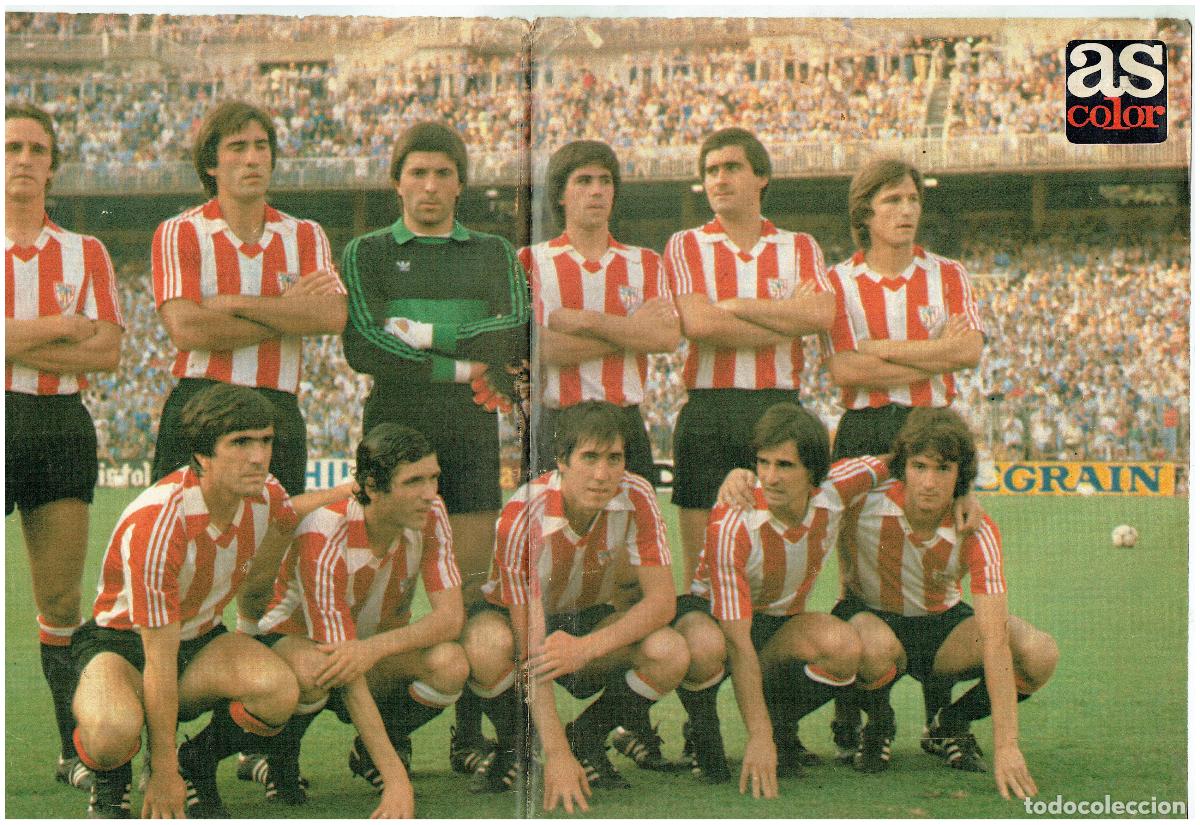 Coleccionismo deportivo: POSTER. ATLETIC CLUB DE BILBAO.(1980- 81 ) AS COLOR. (B/34.2 RUM)