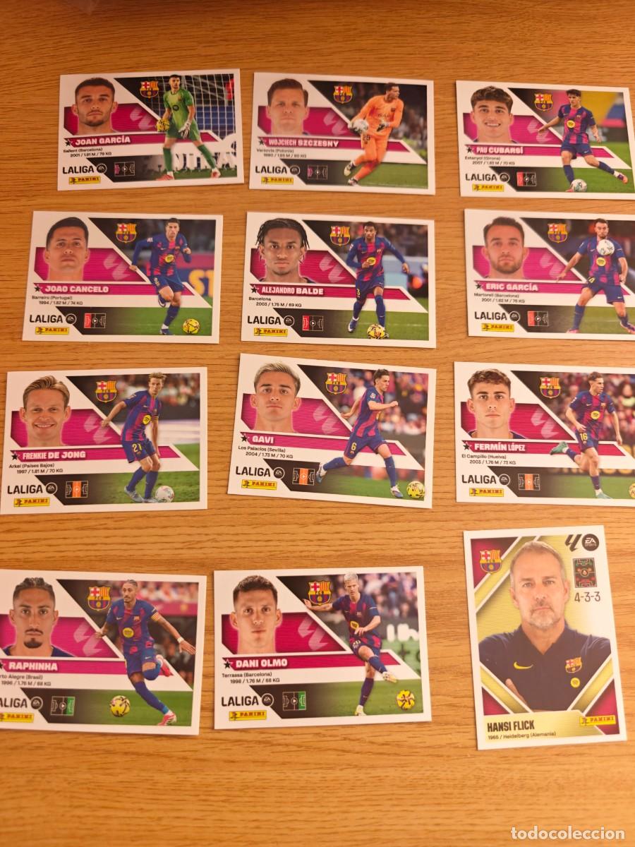 Coleccionismo deportivo: Lote 12 Cromos Liga Este 26 27 FC Barcelona 2026 2027