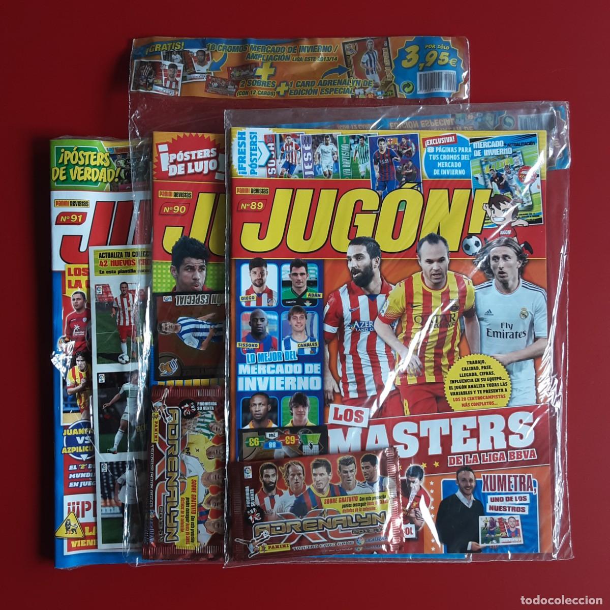 Coleccionismo deportivo: LOTE 3 REVISTAS JUGON (NUMEROS 89-90-91) NUEVAS - JUEGO COMPLETO MERCADO INVERNO 13 14