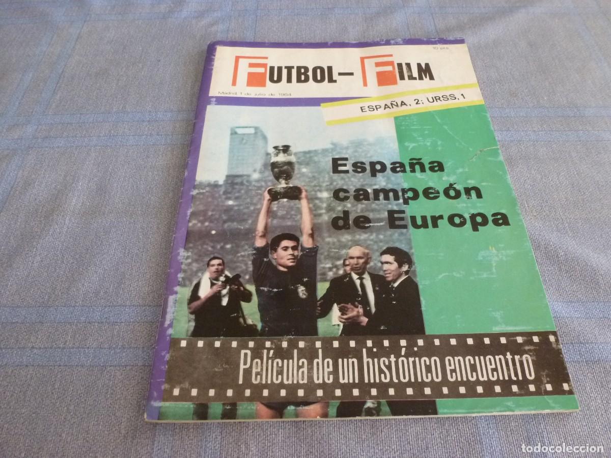 Coleccionismo deportivo: REVISTA FUTBOL FILM (1 julio 1964) Final UEFA EUROCOPA ESPA&Ntilde;A RUSIA Union Sovietica