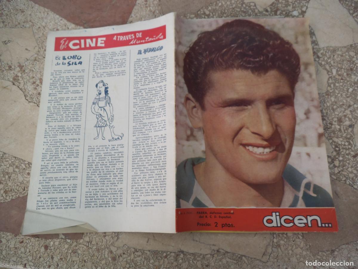 Coleccionismo deportivo: dicen... n&ordm; 111, parra, hablemos del equipo nacional, sandro puppo ,moll y villaverde, los navarros