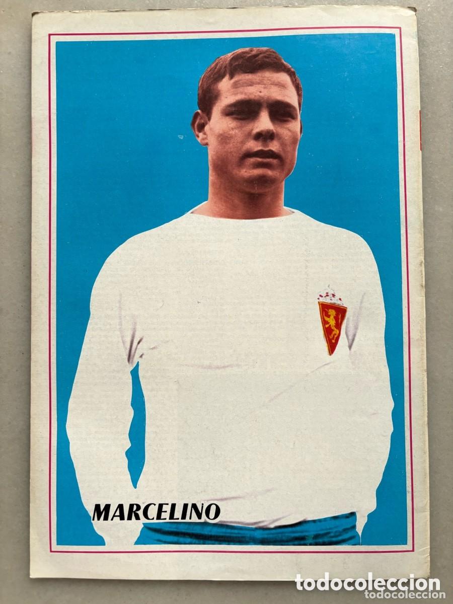 Coleccionismo deportivo: Revista de f&uacute;tbol historia de la copa Marcelino Real Zaragoza, 1962