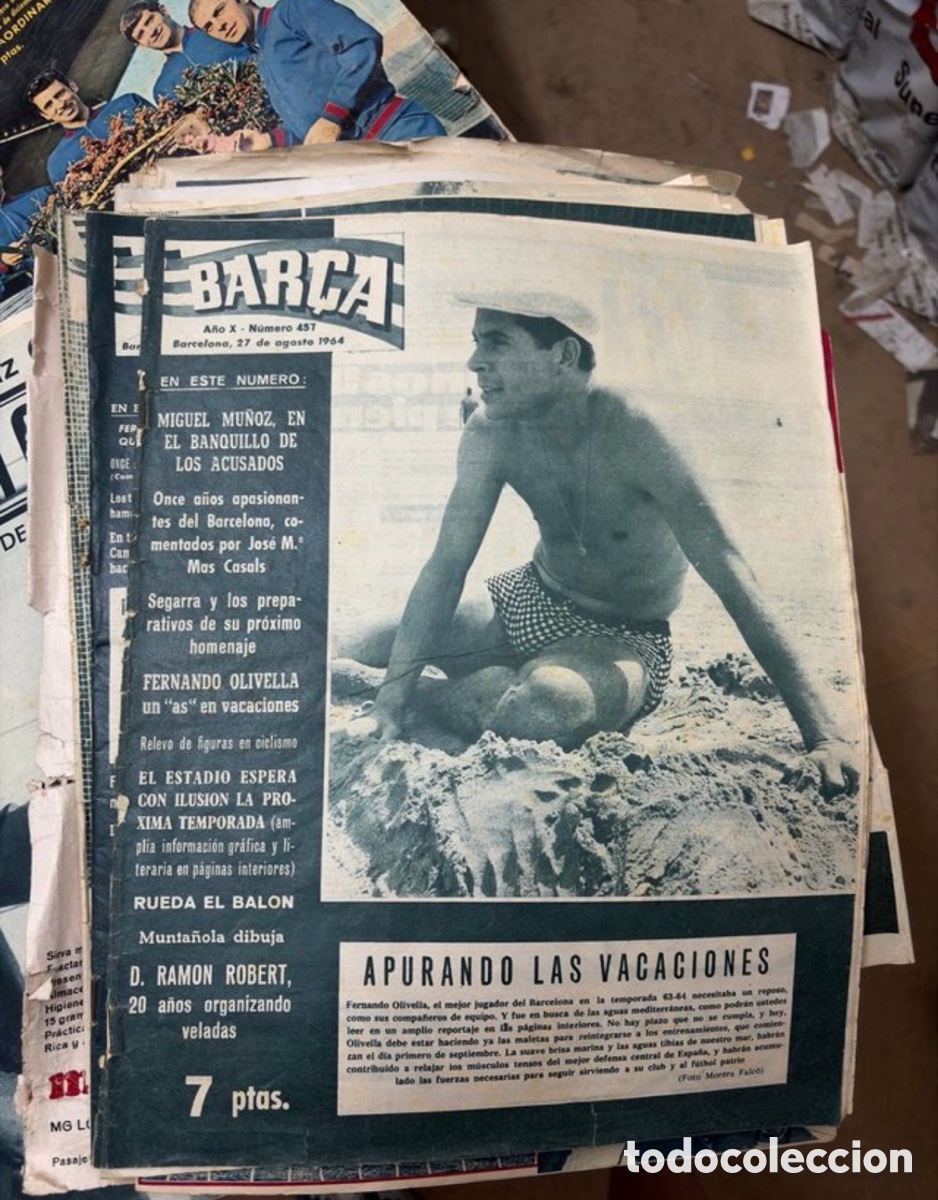 Coleccionismo deportivo: Revistas bar&ccedil;a fcb antiguas