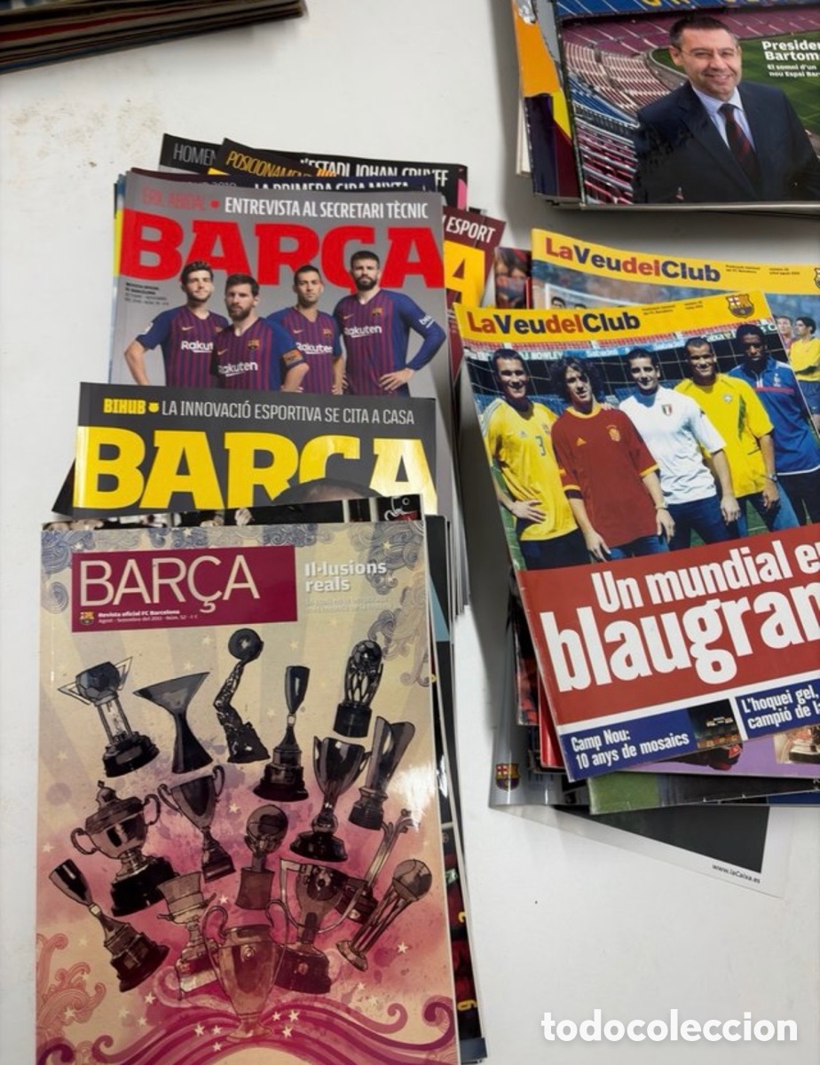Coleccionismo deportivo: Revistas del bar&ccedil;a FCB antiguas