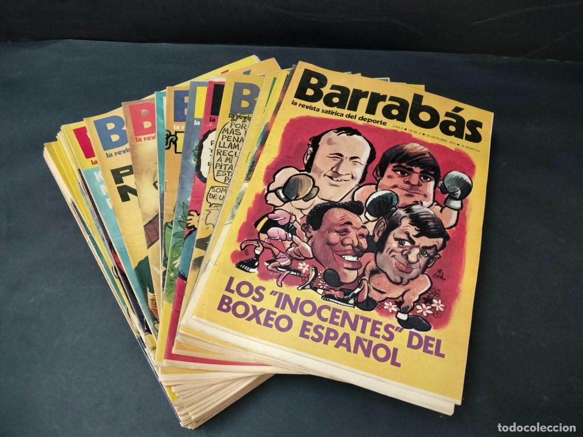 Sammelleidenschaft Sport: BARRAB&Aacute;S REVISTA SATIRICA DEL DEPORTE LOTE 55 Nos. DEL 4 AL 58 CON POSTERS 1972-73 ELF DE KIOSKO!!