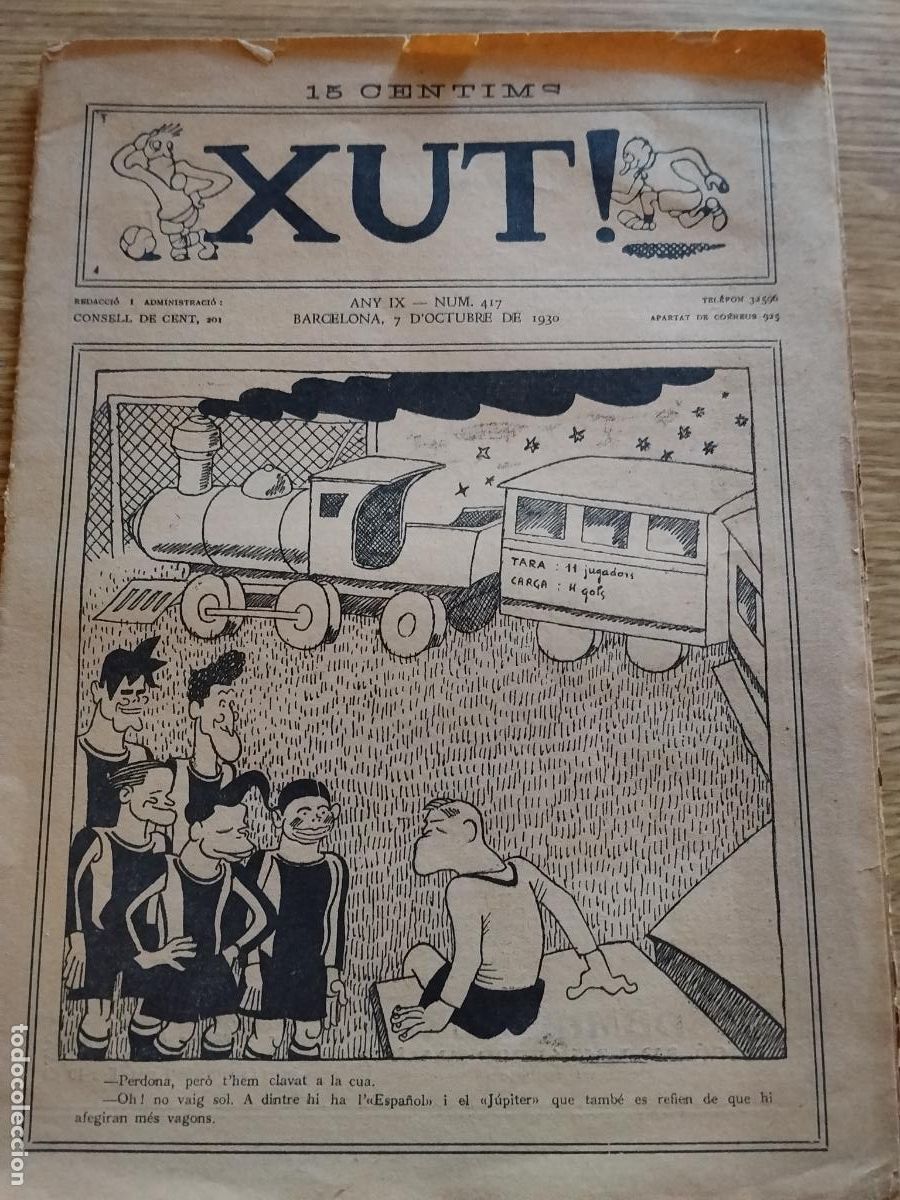 Collezionismo sportivo: XUT. 7 OCTUBRE A&ntilde;o 1930.
