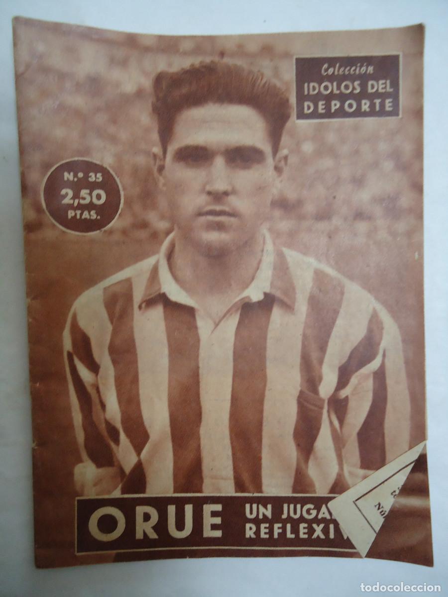 Collectionnisme sportif: REVISTA DE DEPORTES COLECCION IDOLOS DEL DEPORTE N&ordm; 35 ORUE . 1958.PP -13