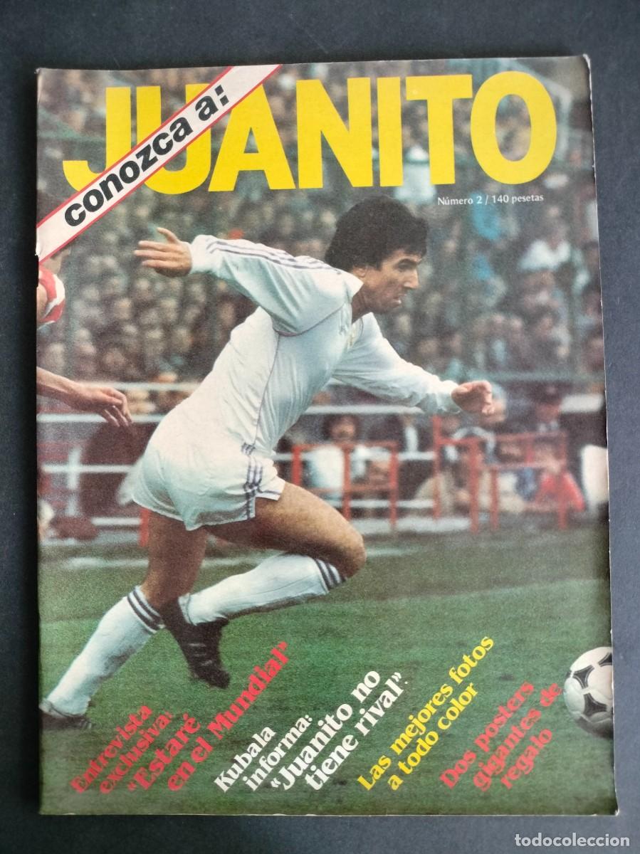 Coleccionismo deportivo: REVISTA DE FUTBOL - CONOZCA A JUANITO N&ordm; 2 A&Ntilde;O 1982 - CON DOS POSTERS MUY DIFICIL!!!