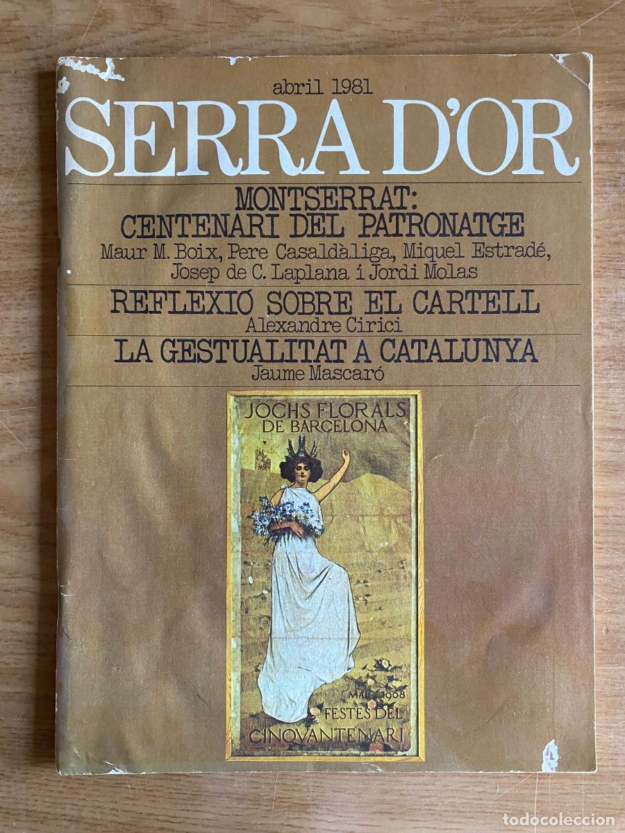 Coleccionismo deportivo: REVISTA SERRA D'OR - Abril 1981 - ver fotos