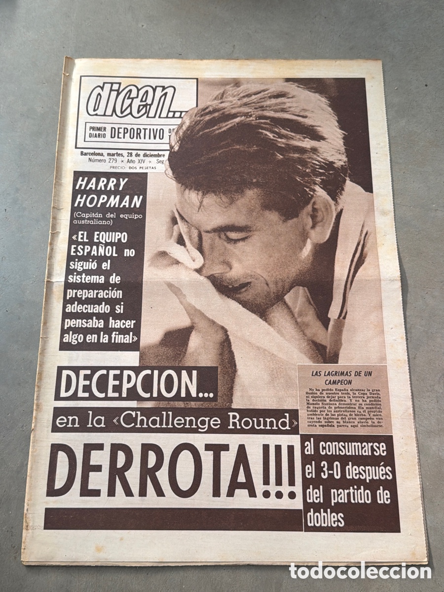 Coleccionismo deportivo: Dicen&hellip; 28/12/1965. Harry Hopman y Challenge Round.