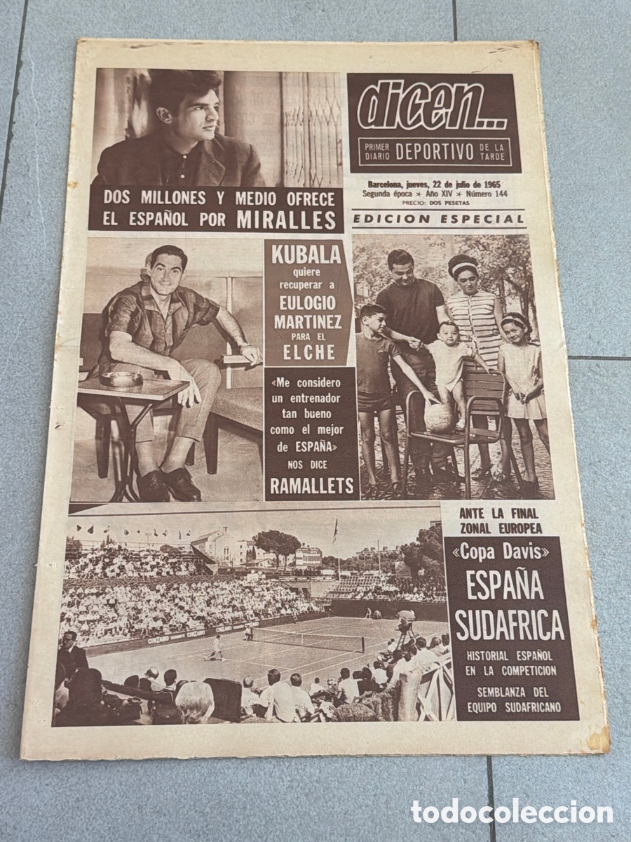Coleccionismo deportivo: Dicen&hellip; Miralles, Kubala, Eulogio Mart&iacute;nez y Ramallets.