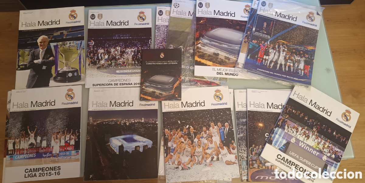 Coleccionismo deportivo: Lote 14 Revistas Hala Madrid + DVD y Especial Gento (&iexcl;Chollo coleccionista!)