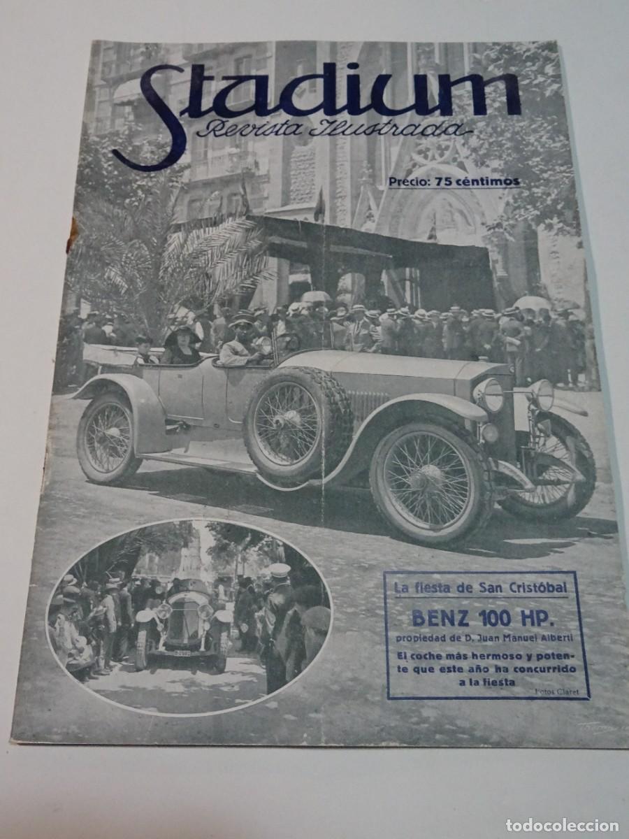 Sports collectibles: STADIUM A&Ntilde;O XI N.347 JULIO 1921 - BOXEO DEMPSEY - CARPENTIER - HISPANO SUIZA - CARRERA GUADARRAMA