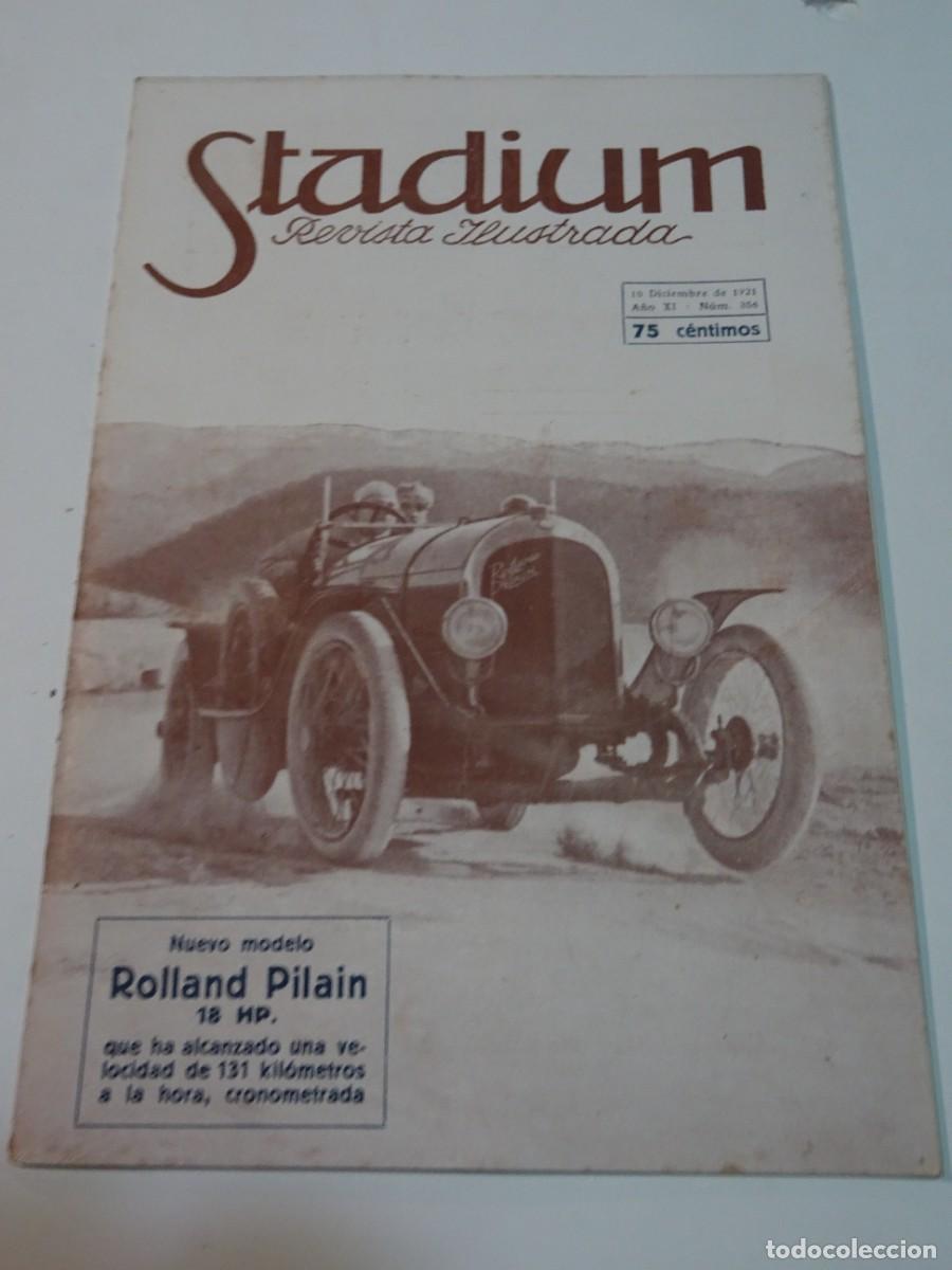 Coleccionismo deportivo: STADIUM A&Ntilde;O XI N.356 DICIEMBRE 1921 - FC BARCELONA / CD EUROPA - EL BAR&Oacute;N DE GUELL