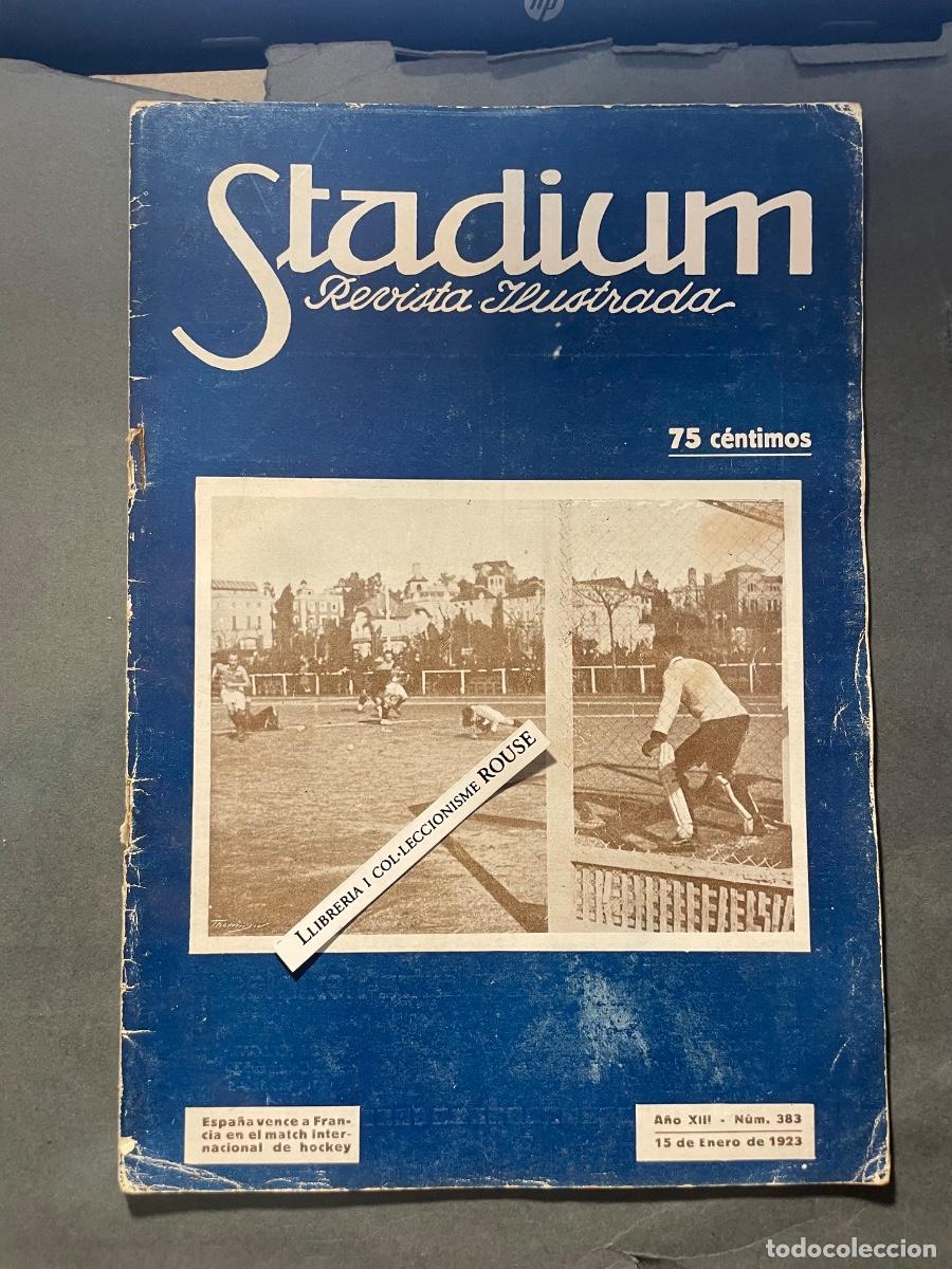 Coleccionismo deportivo: DEPORTES - ANTIGUA PUBLICACI&Oacute;N - STADIUM - A&Ntilde;O XIII - N&ordm; 383 - 15 ENERO 1923 EL F.C. BARCELONA DERRO