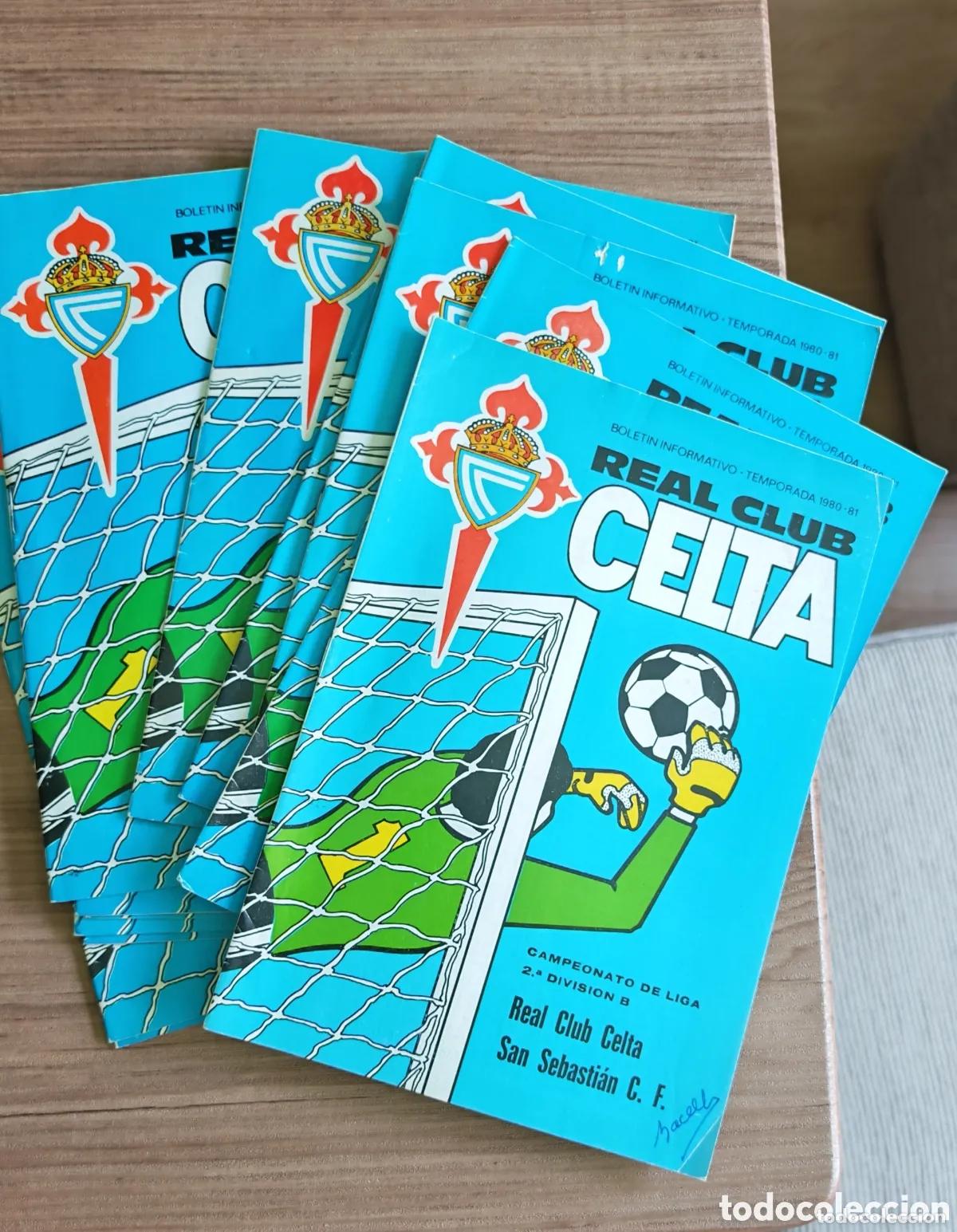 Coleccionismo deportivo: Bolet&iacute;n Revista Temporada 1980-81. Celta de Vigo - Las Palmas Atl.