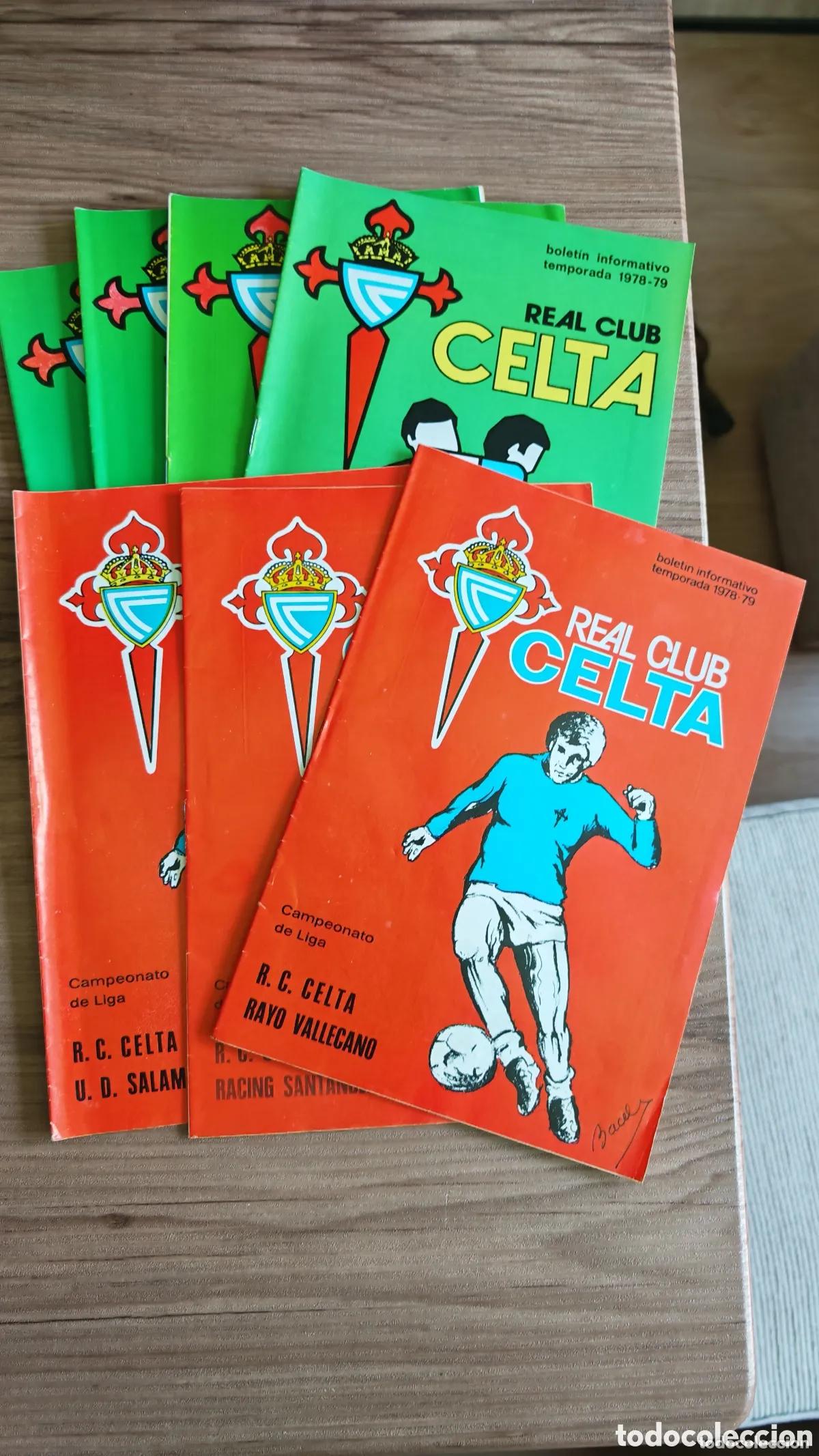 Coleccionismo deportivo: Bolet&iacute;n Revista Temporada 1978-79. Celta de Vigo - Burgos CF