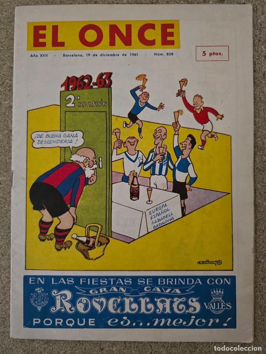 Coleccionismo deportivo: El Once 858.Castanys