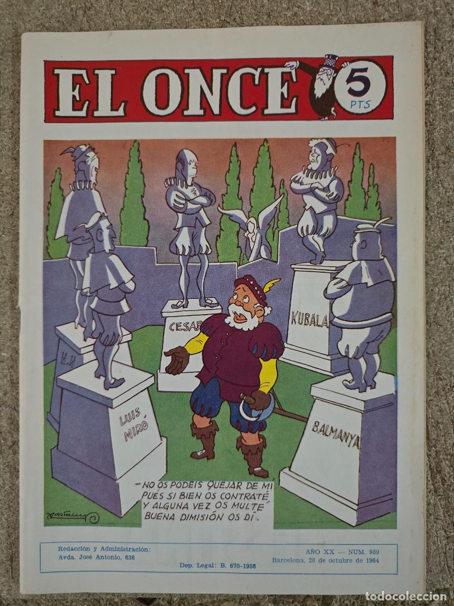 Coleccionismo deportivo: El Once 989.Castanys