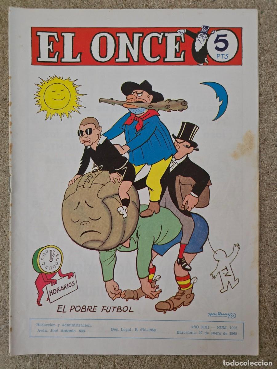 Coleccionismo deportivo: El Once 1005.Castanys