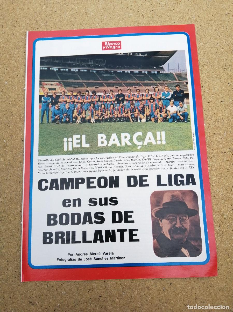 Coleccionismo deportivo: REVISTILLA BAR&Ccedil;A CAMPEON DE LIGA EN SUS BODAS DE BRILLANTE