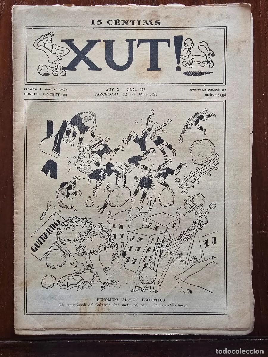 Sports collectibles: Revista Futbol Xut 448.Dibujos Castanys y Opisso