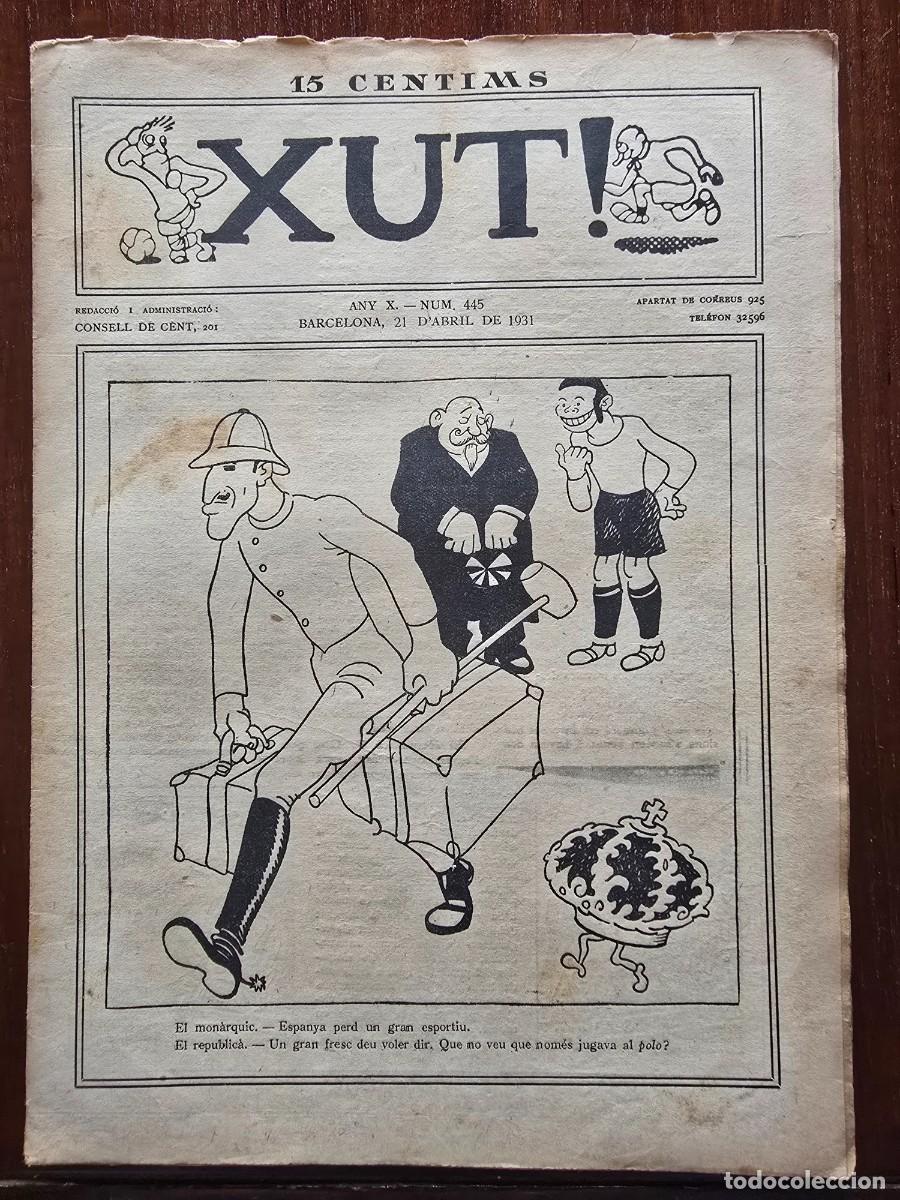 Collectionnisme sportif: Revista Futbol Xut 445.Dibujos Castanys y Opisso