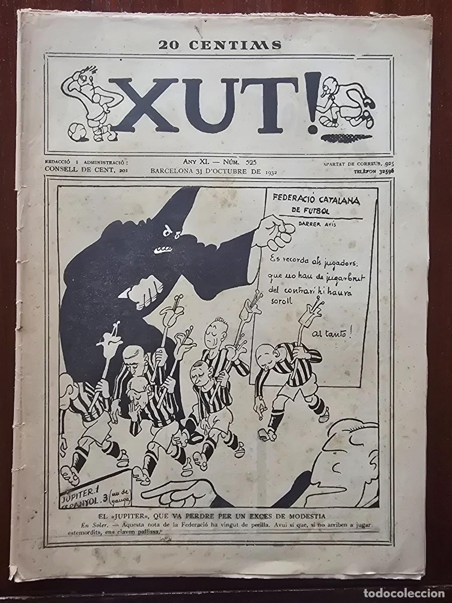 Coleccionismo deportivo: Revista Futbol Xut 525.Dibujos Castanys y Opisso