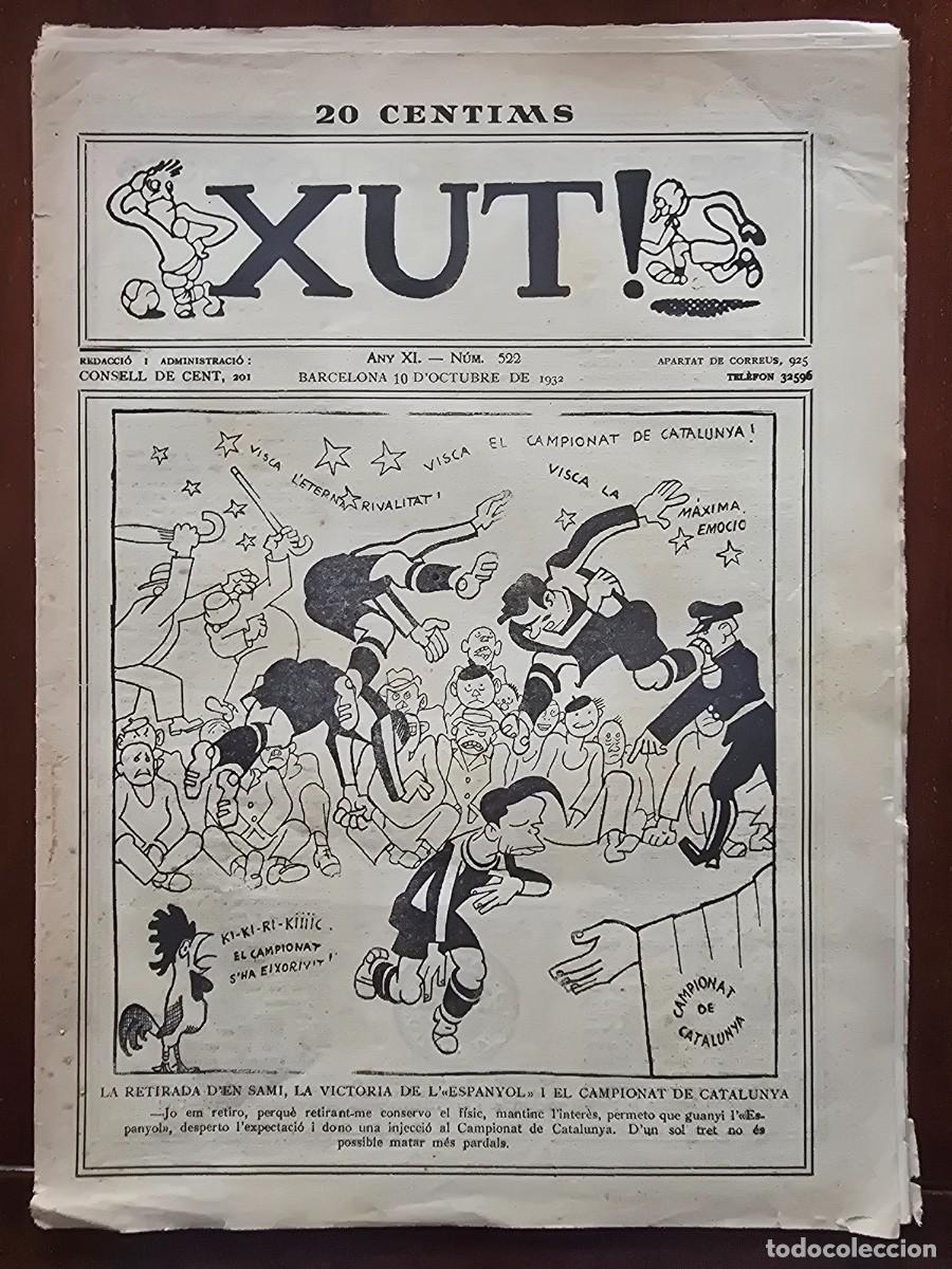 Coleccionismo deportivo: Revista Futbol Xut 522.Dibujos Castanys y Opisso