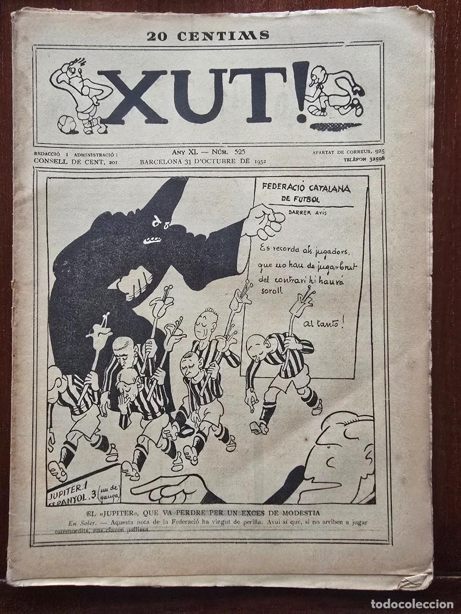 Coleccionismo deportivo: Revista Futbol Xut 525.Dibujos Castanys y Opisso