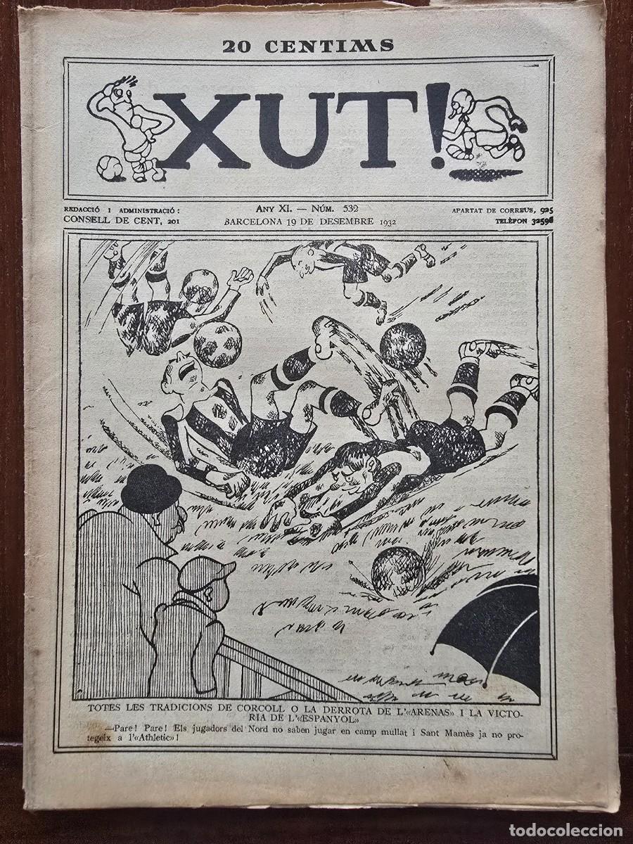 Coleccionismo deportivo: Revista Futbol Xut 532.Dibujos Castanys y Opisso