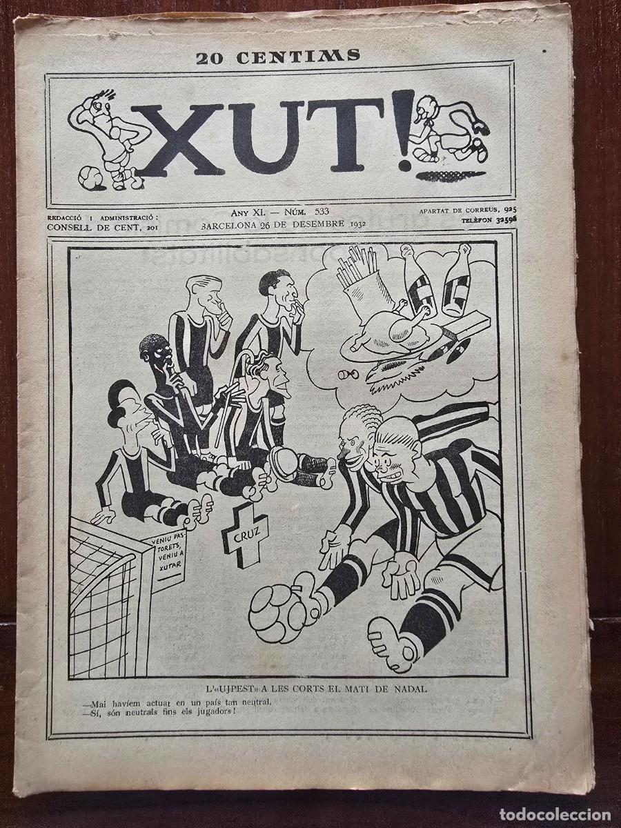 Coleccionismo deportivo: Revista Futbol Xut 533.Dibujos Castanys y Opisso
