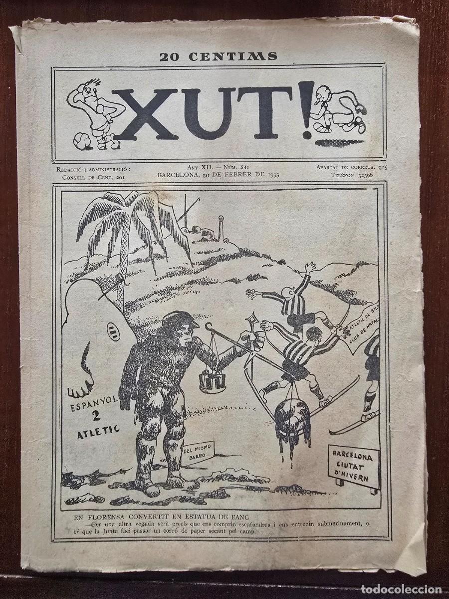 Coleccionismo deportivo: Revista Futbol Xut 541.Dibujos Castanys y Opisso