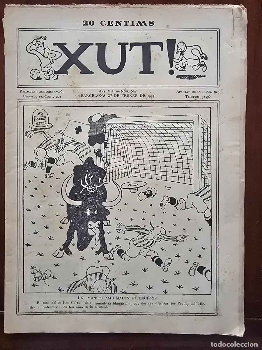 Coleccionismo deportivo: Revista Futbol Xut 542.Dibujos Castanys y Opisso