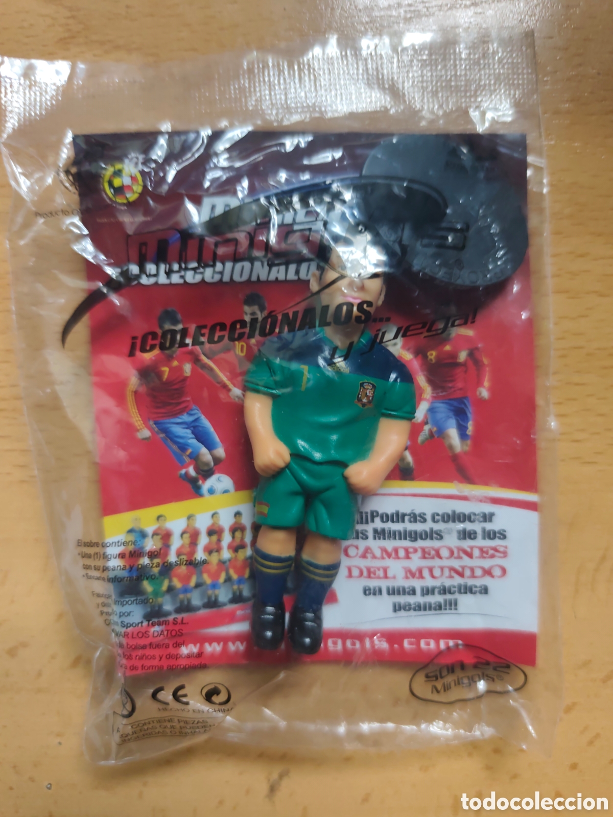 Coleccionismo deportivo: IKER CASILLAS, MINIGOLS FIGURA N&ordm; 1 SELECCI&Oacute;N ESPA&Ntilde;OLA F&Uacute;TBOL, NUEVO SIN ABRIR, VER FOTOS