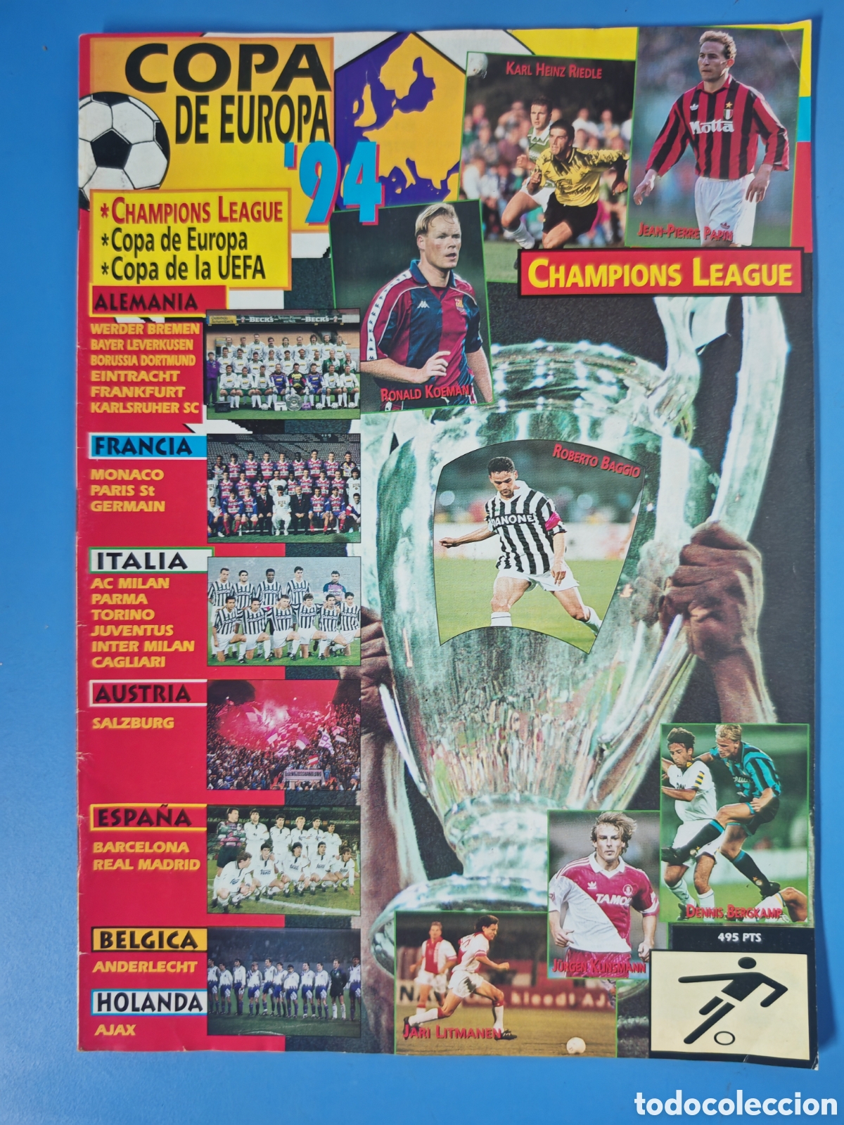 Coleccionismo deportivo: Revista Copa de Europa 1994