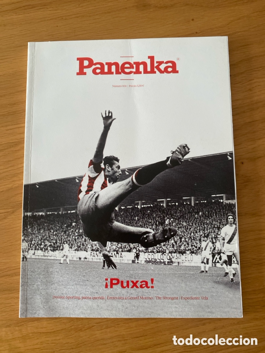 Coleccionismo deportivo: Revista Panenka n&uacute;mero 104 - Sporting - Quini - Moreno - The Strongest - Vela - Revivo - Martin Vazq