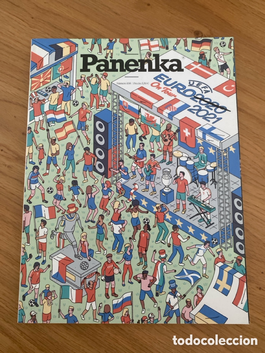 Coleccionismo deportivo: Revista Panenka 108 - UEFA Euro 2020-21 - De Jong - Finlandia - Portugal - Hassler - Croacia