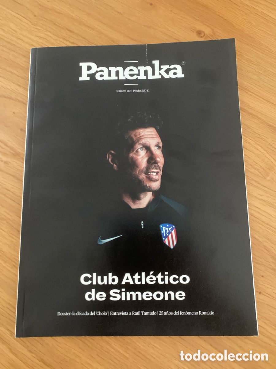 Coleccionismo deportivo: Revista Panenka 110 - Atl&eacute;tico Madrid - Simeone - Tamudo - Ronaldo - Racing