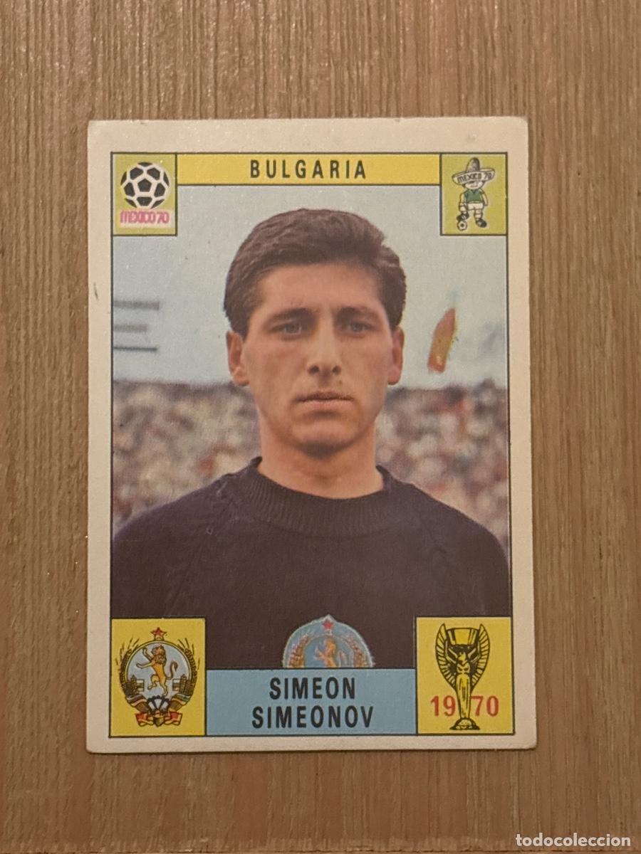 Coleccionismo deportivo: 44. CROMO MUNDIAL M&Eacute;XICO 70 PANINI DESPEGADO BULGARIA SIMEON SIMEONOV