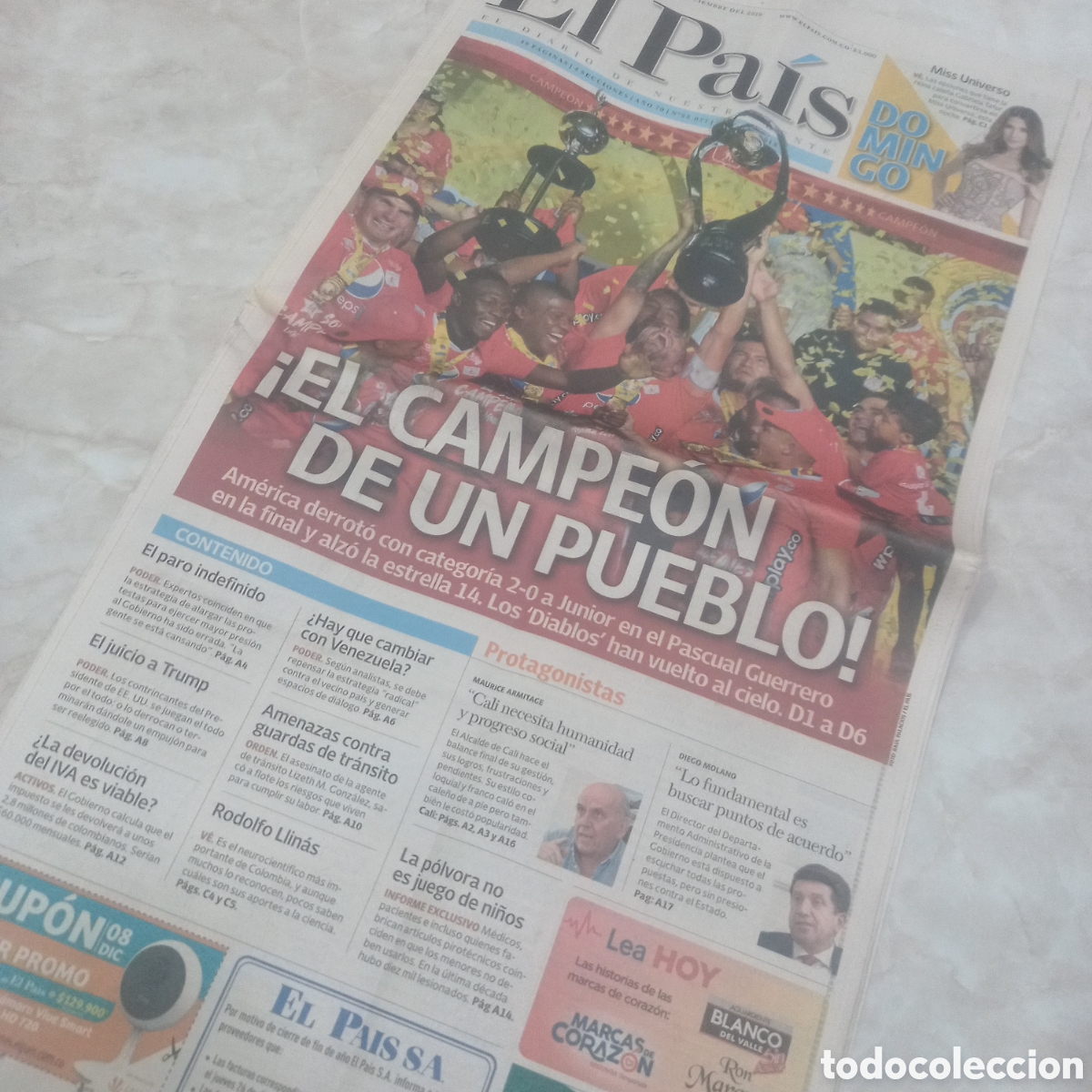 Coleccionismo deportivo: Leer Descripci&oacute;n / Am&eacute;rica de Cali Futbol Club la mechita los diablos rojos escarlata a&ntilde;o 2019