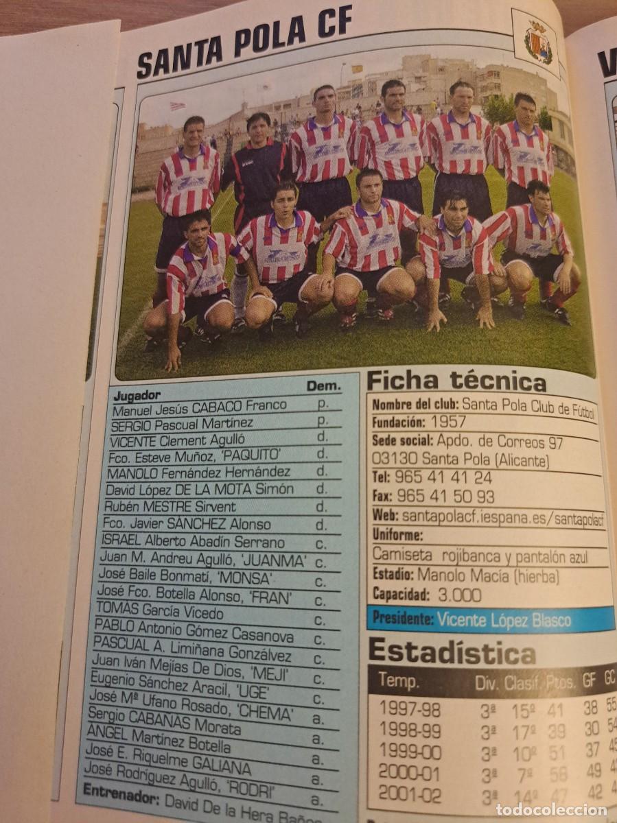 Coleccionismo deportivo: Foto plantilla y jugadores Don Bal&oacute;n 2002-03. Santa Pola CF
