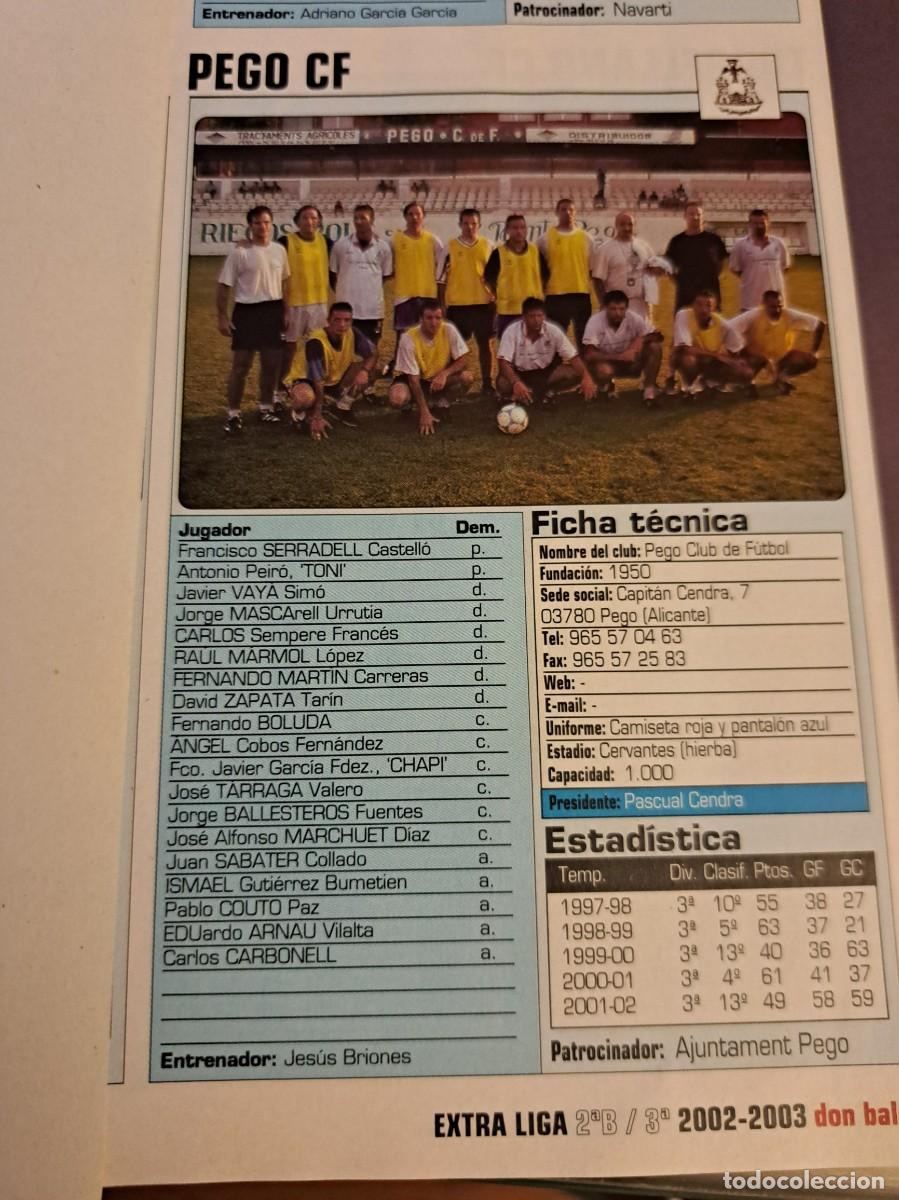 Coleccionismo deportivo: Foto plantilla y jugadores Don Bal&oacute;n 2002-03. Pego CF