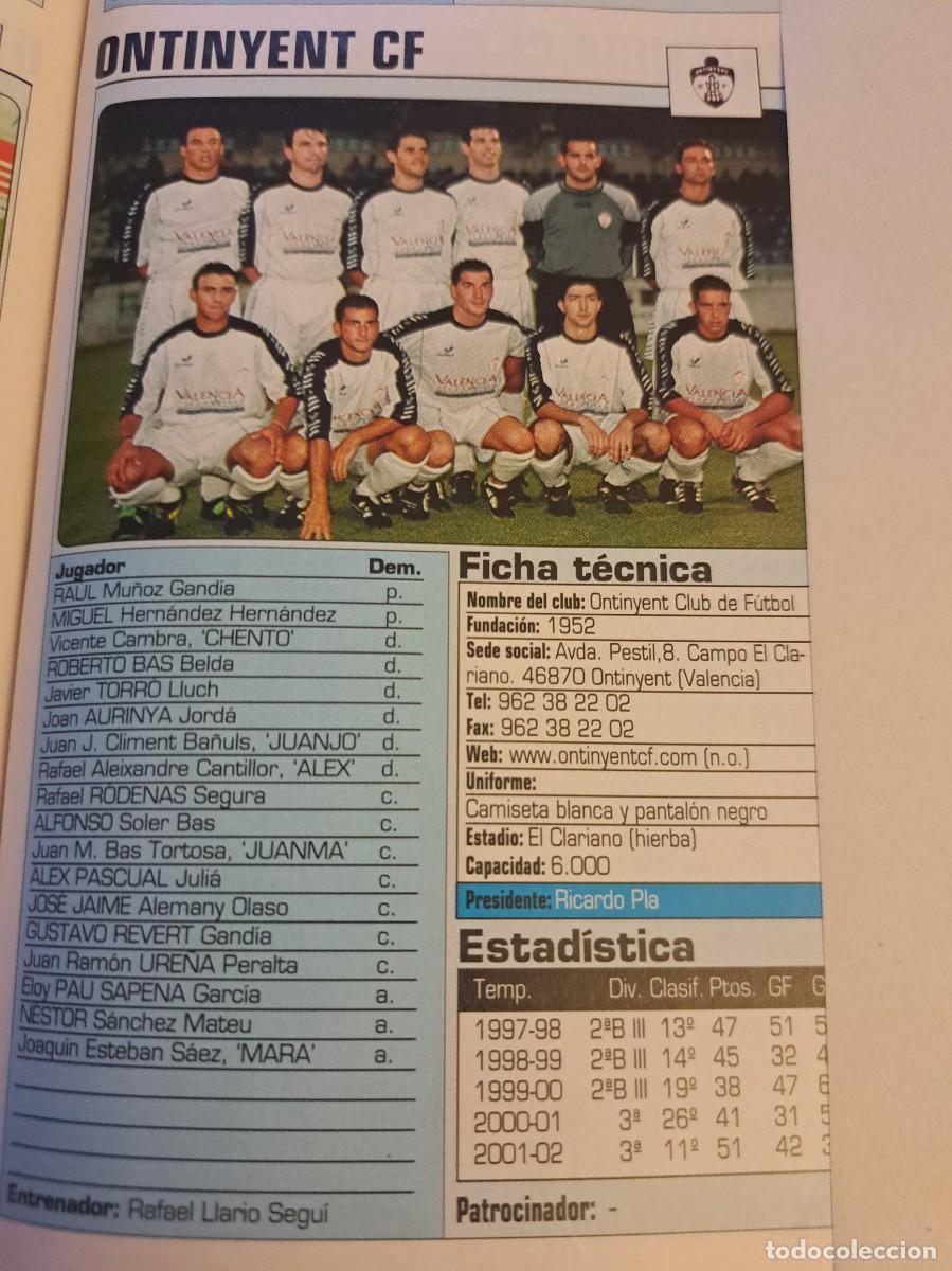 Coleccionismo deportivo: Foto plantilla y jugadores Don Bal&oacute;n 2002-03. Ontinyent CF