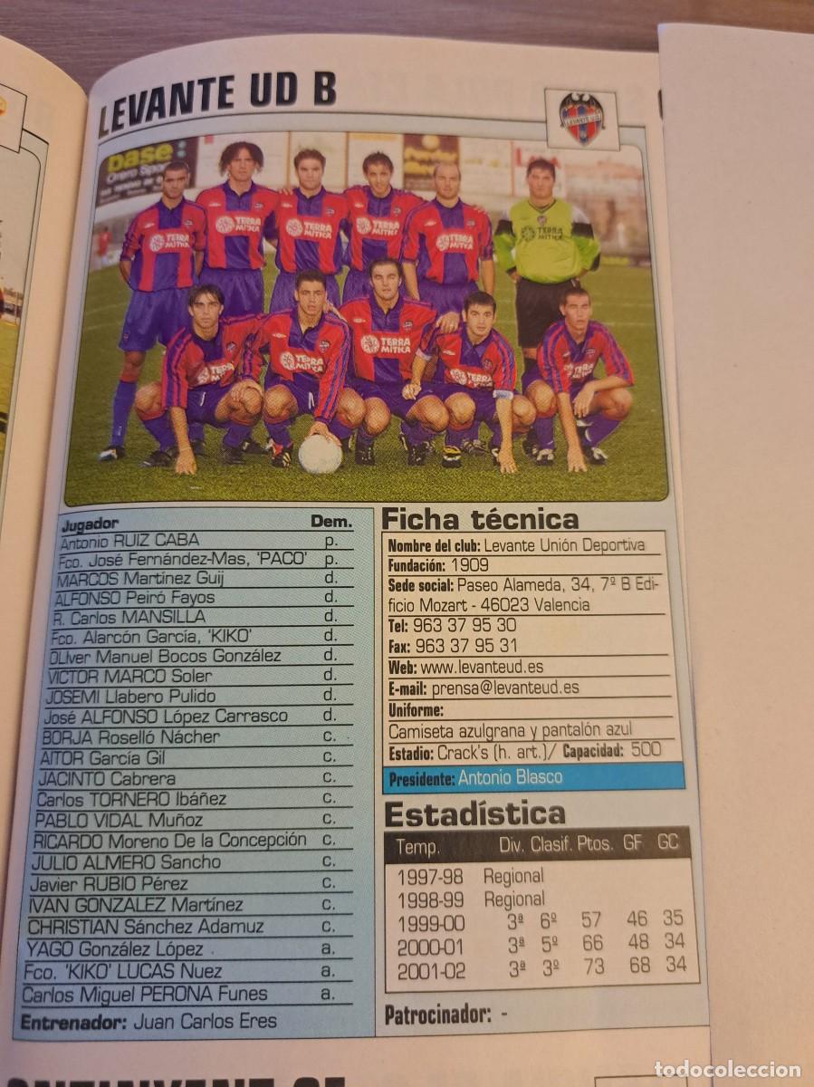 Coleccionismo deportivo: Foto plantilla y jugadores Don Bal&oacute;n 2002-03. Levante UD B