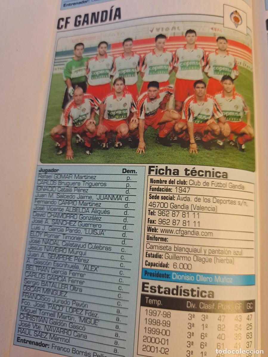 Coleccionismo deportivo: Foto plantilla y jugadores Don Bal&oacute;n 2002-03. CF Gand&iacute;a