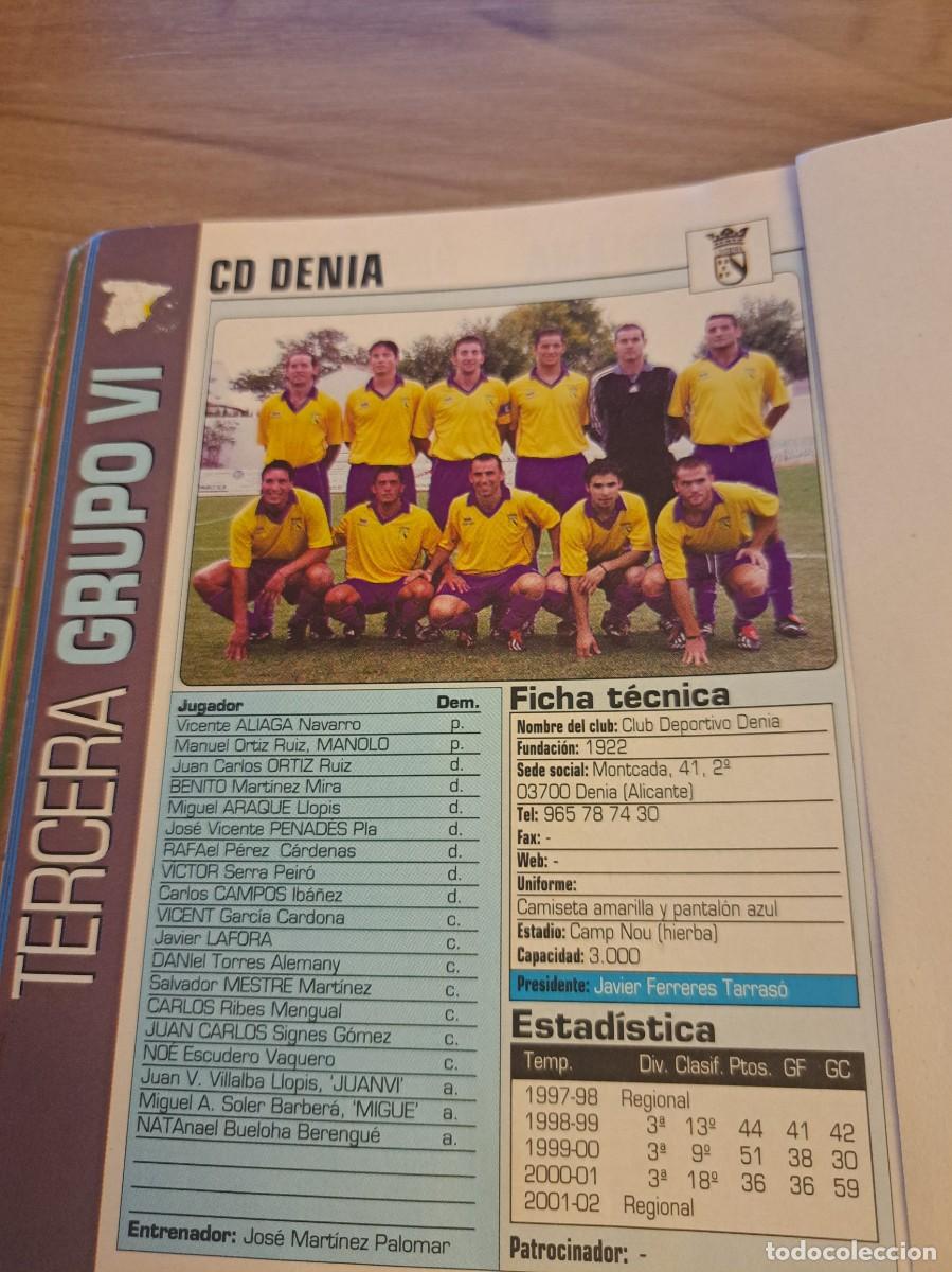 Coleccionismo deportivo: Foto plantilla y jugadores Don Bal&oacute;n 2002-03. CD Denia