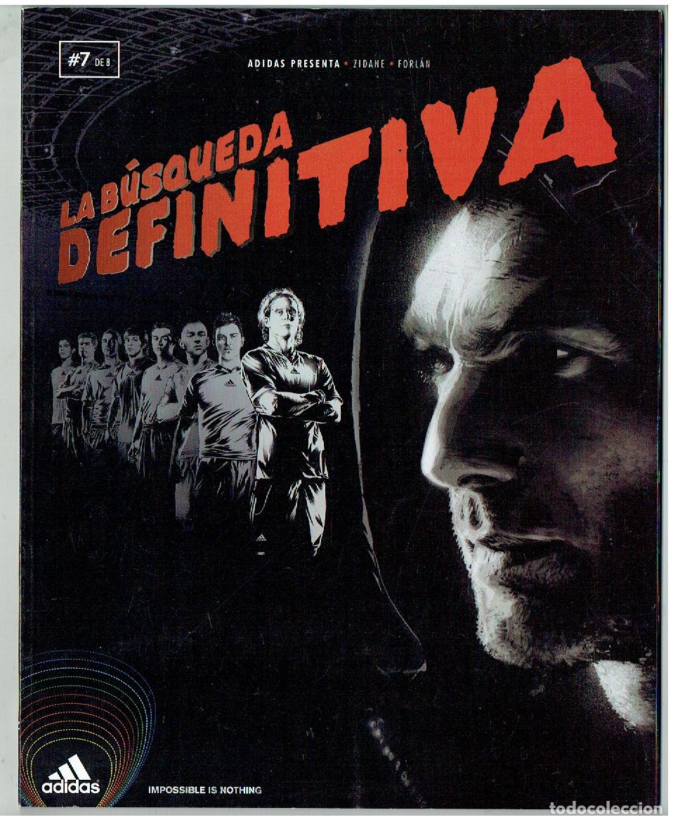 Coleccionismo deportivo: ADIDAS PRESENTA: ZIDANE- FORLAN. N&ordm; 7 DE 8. LA B&Uacute;SQUEDA DEFINITIVA. 2010. POSTER. (Z/C9. RUM)